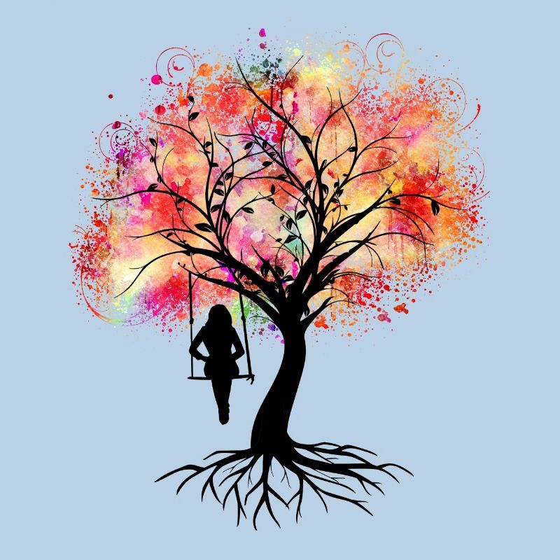 Bunter Baum