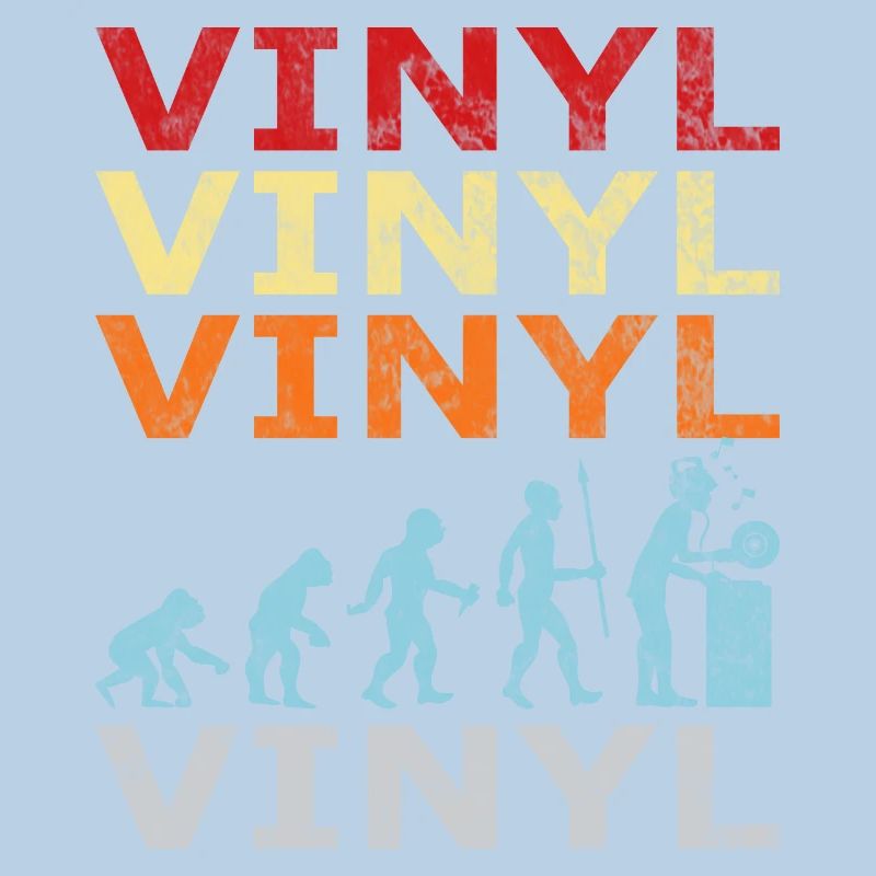 Retro Vintage Evolution DJ Vinyl Record