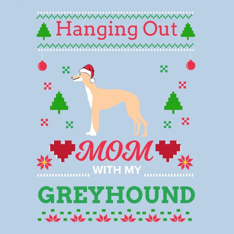Greyhound Ugly Pull de Noël Cadeau de Noël