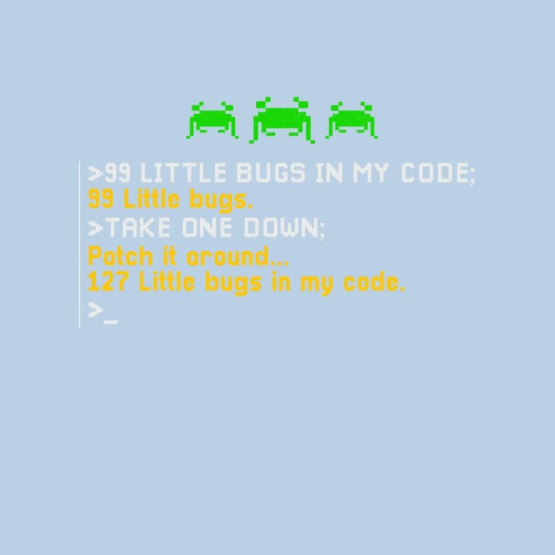 Programmeur 99 Programmation Little Bugs