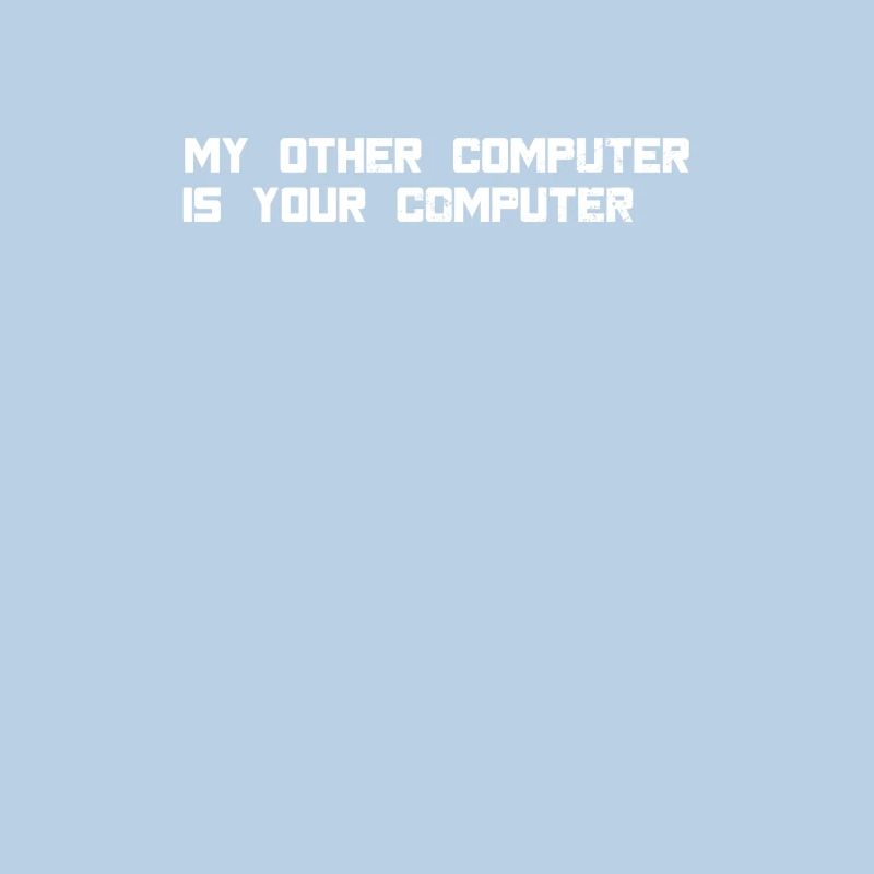 Computer Hacker Mein anderer Computer ist dein Geschenk