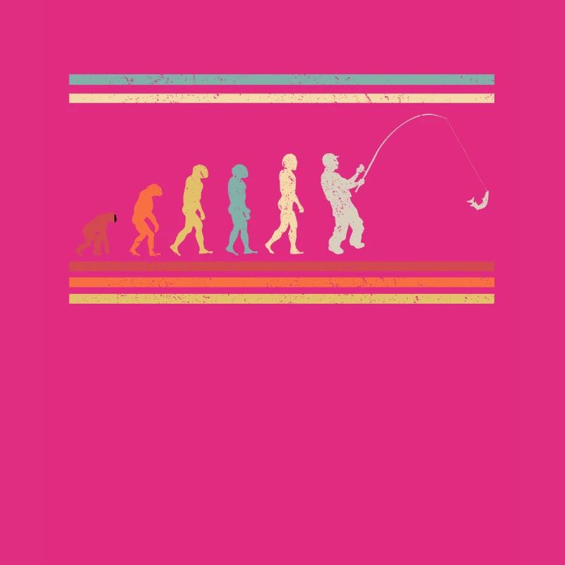 Evolution Angeln Angler - Retro