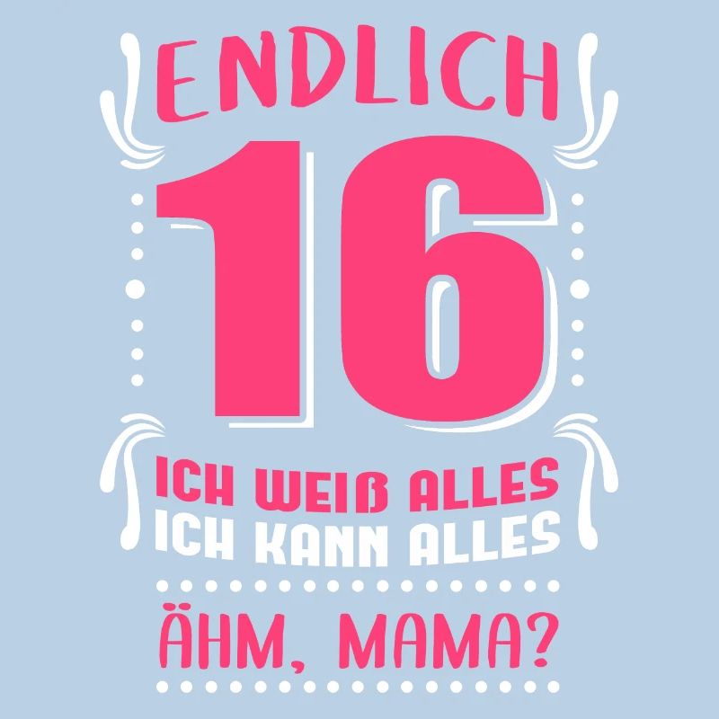 Endlich 16 Geburtstag | Geschenk Mädchen