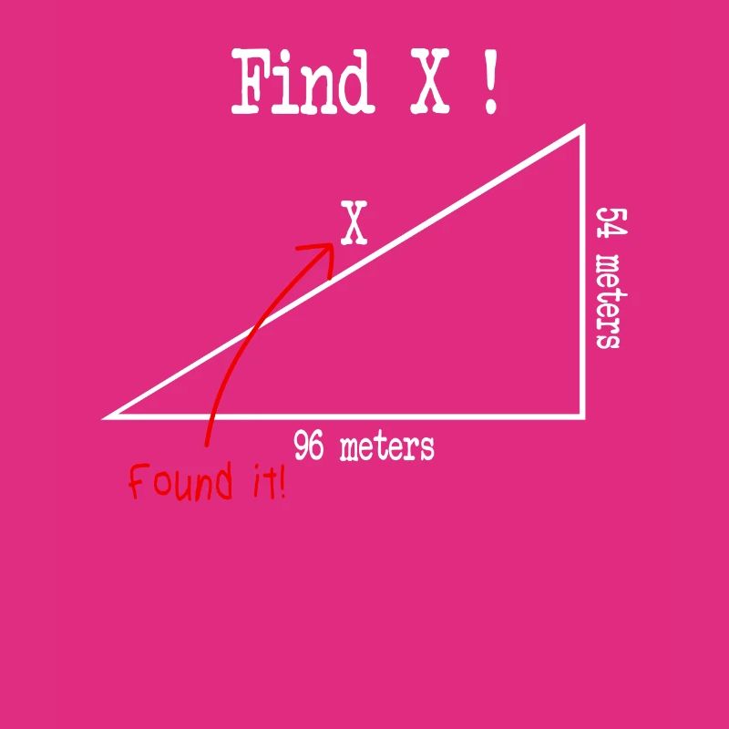 Math math meme Find X Found It pythagoras