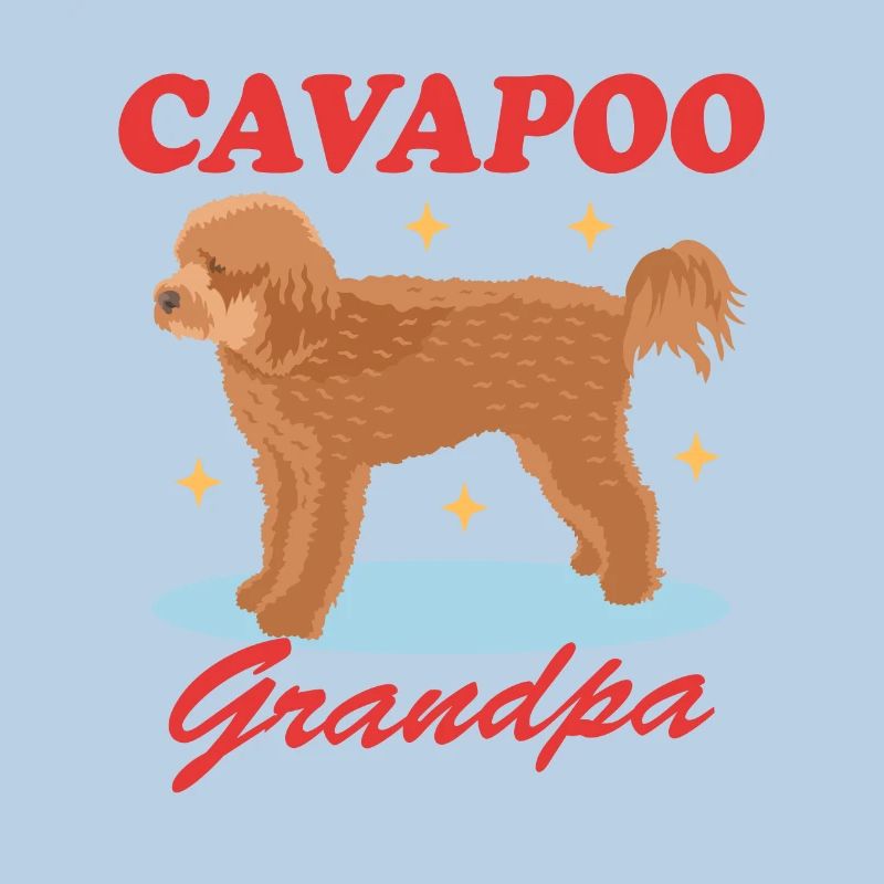 Cavapoo Grandpa Cavoodle Dog Owner Gift