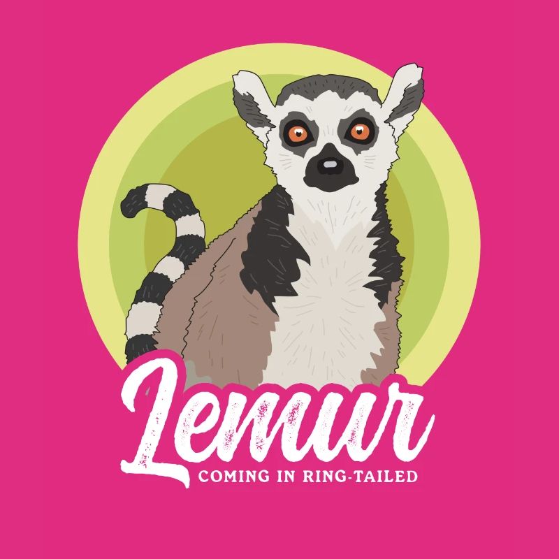 Lemur Ring-tailed lemurs Ringed Tail Lemure Gift