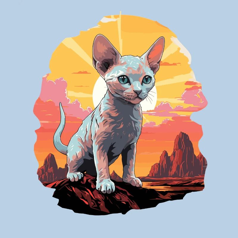 Devon Rex Kätzchen Devon Rex Katze