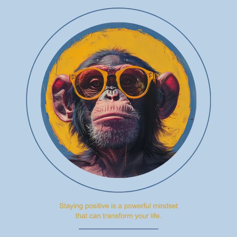 Monkey Sunglasses Cool Saying