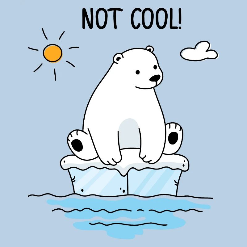 Eisbär auf einer Eisscholle