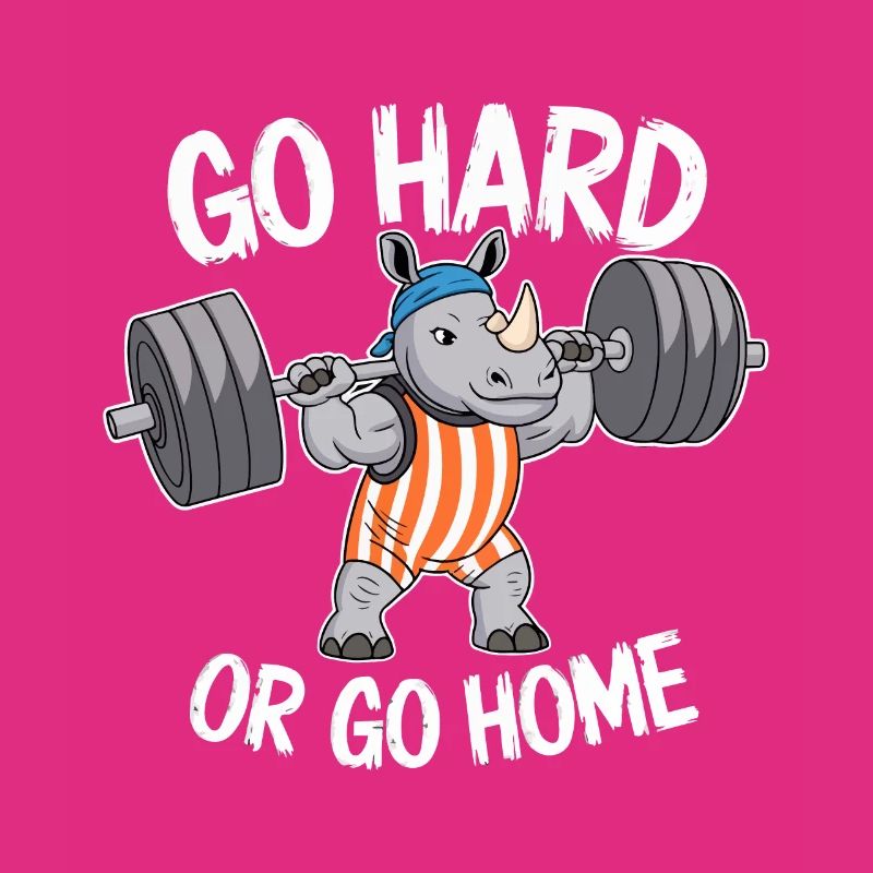 FITNESSSTUDIO, HART ARBEITEN ODER NACH HAUSE GEHEN