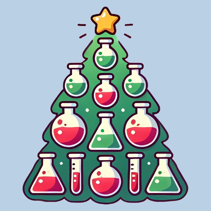 Chimie Conception d’arbre de Noël
