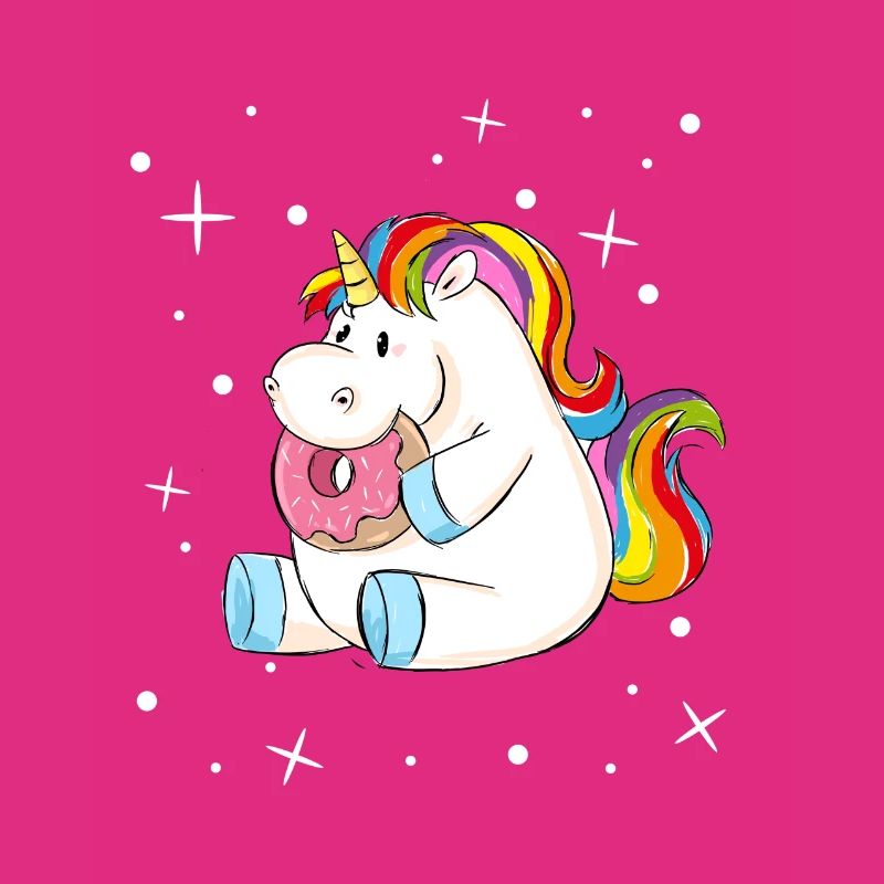 Dickes Einhorn Shirt