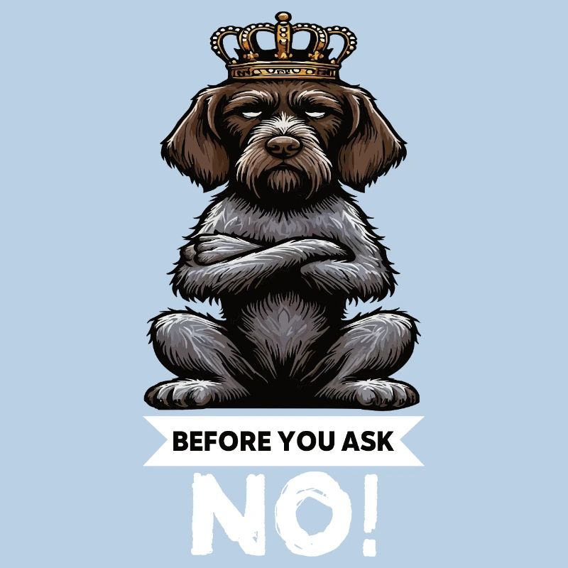 Before You Ask Deutsch Drahthaar Drahthaarhalter