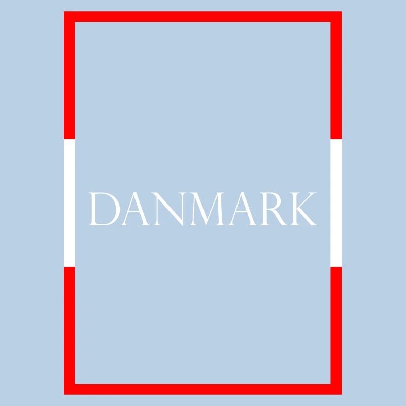 Danemark Danemark, Lettrage de déclaration avec drapeau