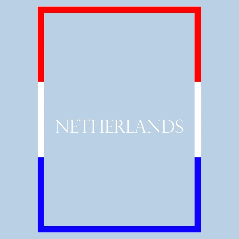 Pays-Bas - Lettrage de déclaration avec drapeau