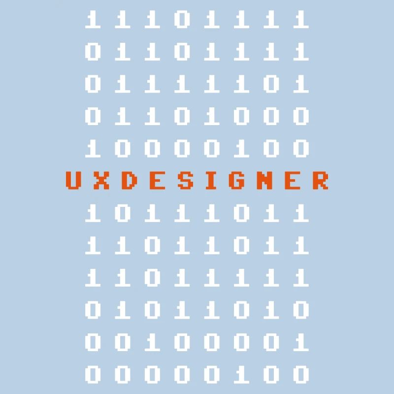 UX Designer Nerd Matrix Bit Bytes Gift