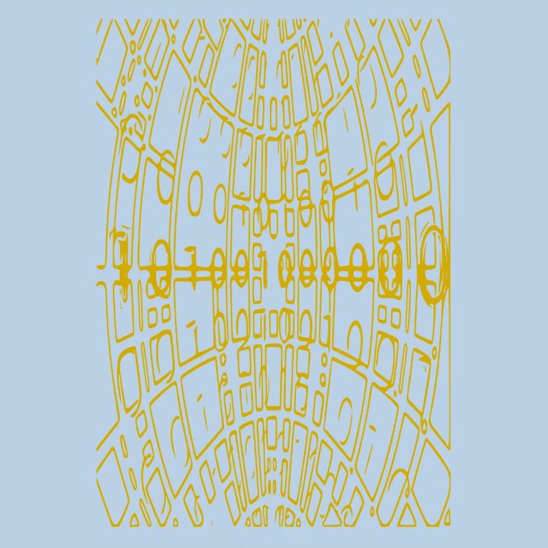 Code binaire Abstrait (jaune)