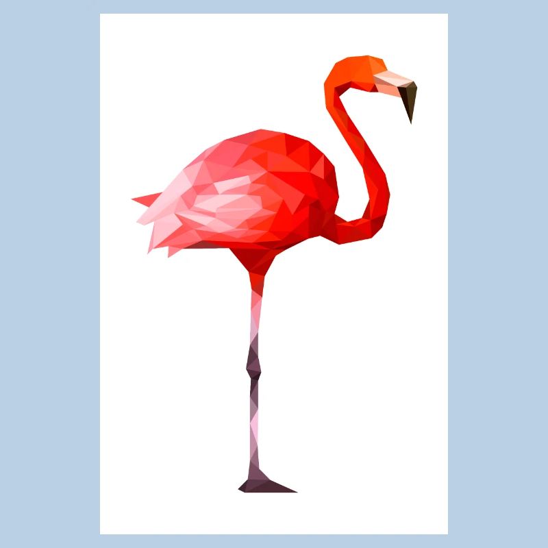 Conception de polygone de Flamingo