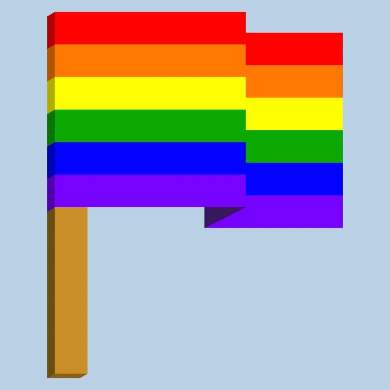 Simplistic Pride Flag Design