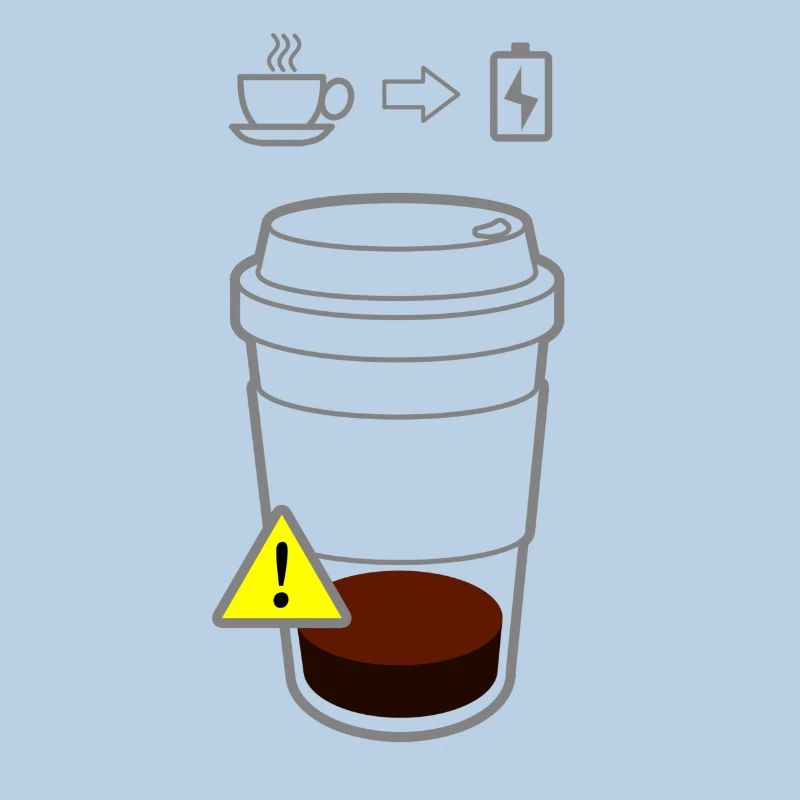 Warning Coffee Low