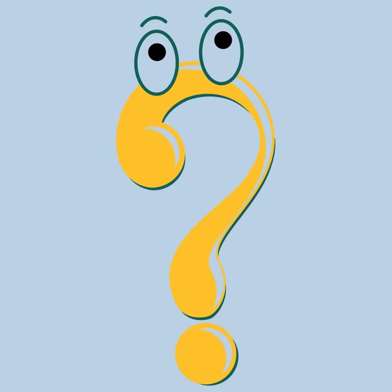 Fragezeichen Figur Symbol Idee Geschenk Comic