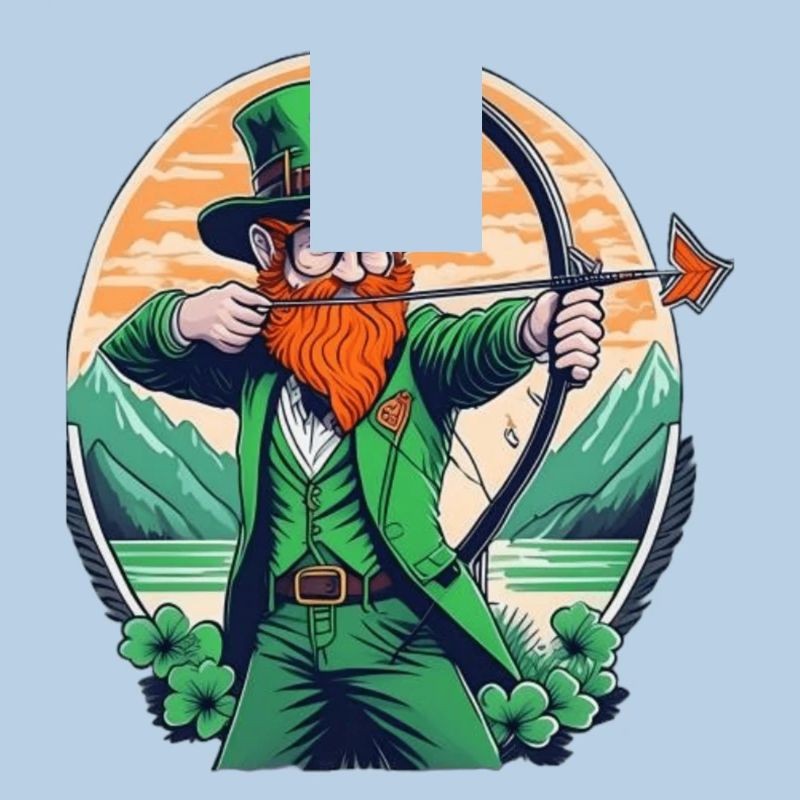 Tir à l’arc Trèfle de la Saint-Patrick