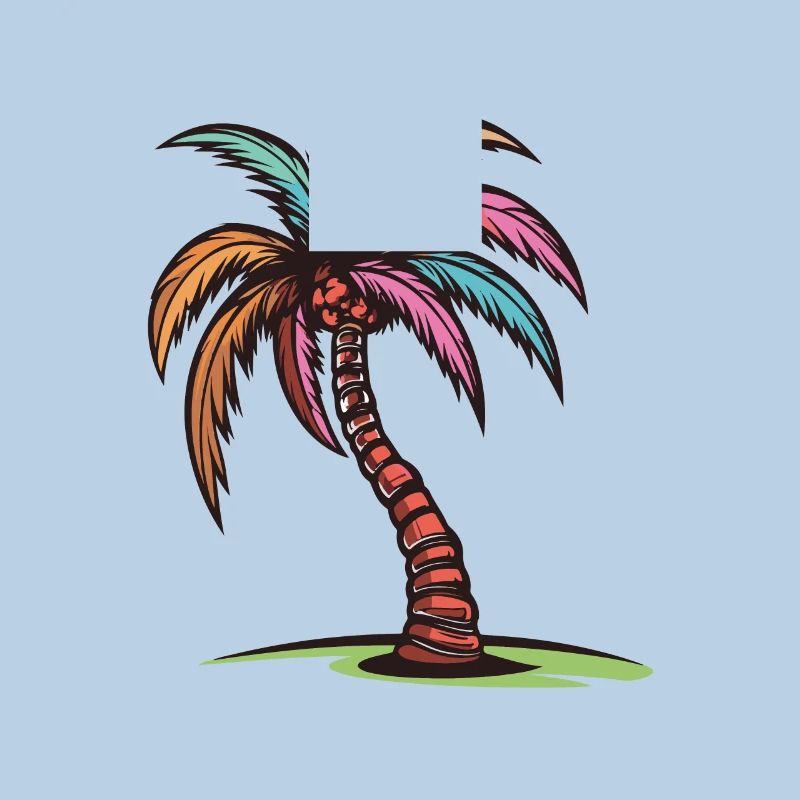 Palm Tree Holiday Icon