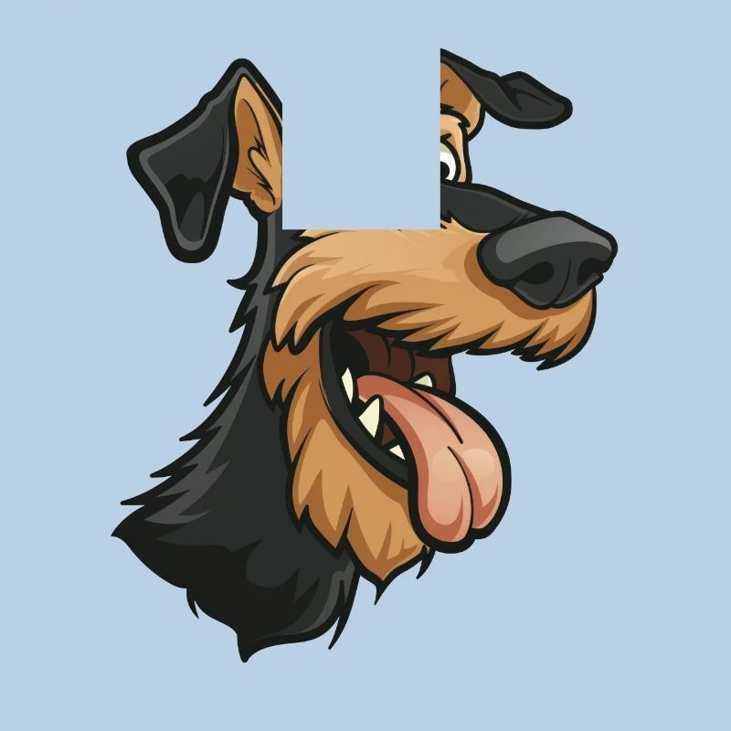 Airedale Terrier Gift | Cartoon Artwork