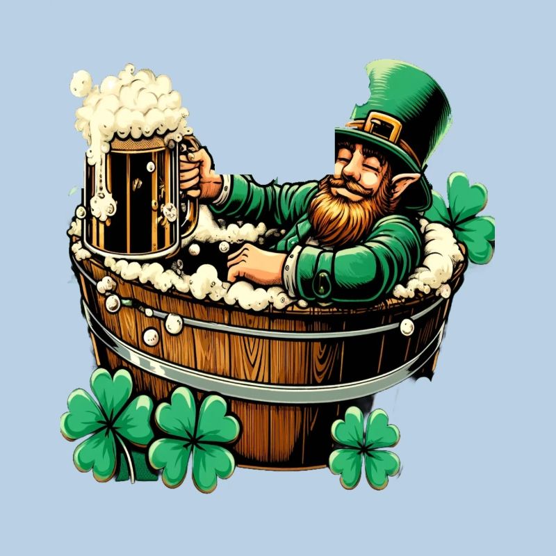 Bathing Leprechaun (Irish Leprechaun)