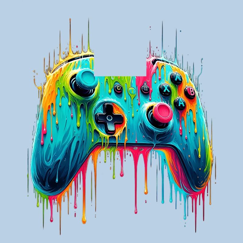 Manette de jeu colorée