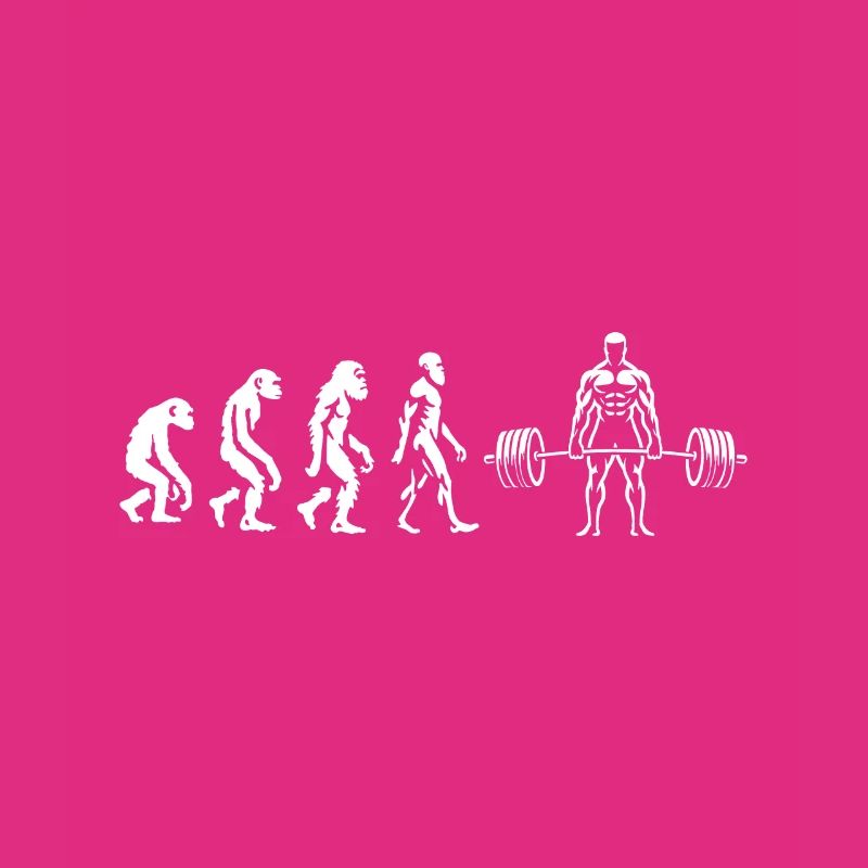 Evolutionärer Bodybuilder Kreuzheben