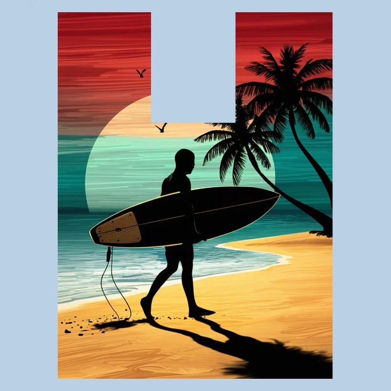 Surf Surfer Planche de surf Surfer Plage