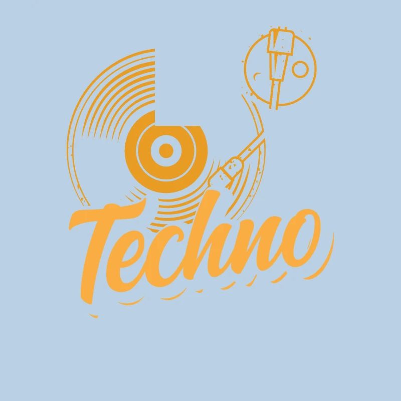 Techno Lover Vinyle Platine vinyle Design