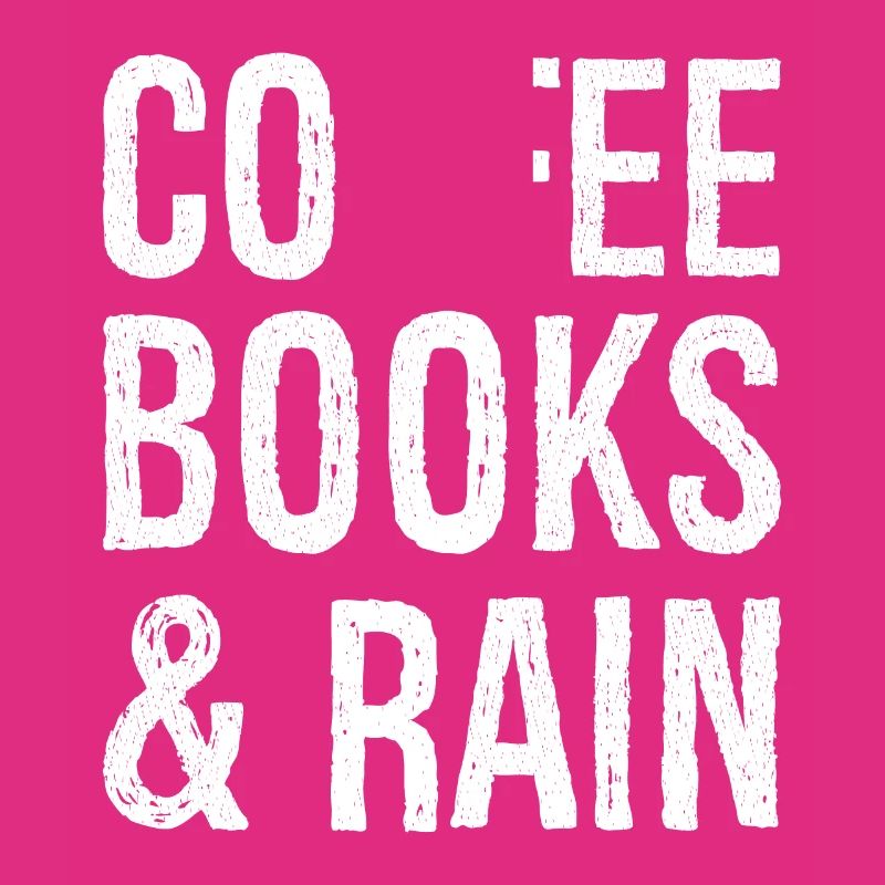 coffee books rain funny shirt