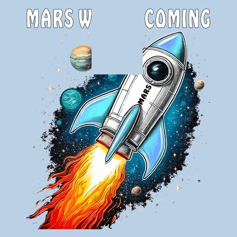 FUSÉE MARS NOUS ARRIVONS