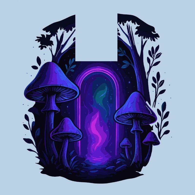 Forêt de champignons psychédéliques - Magic Portal