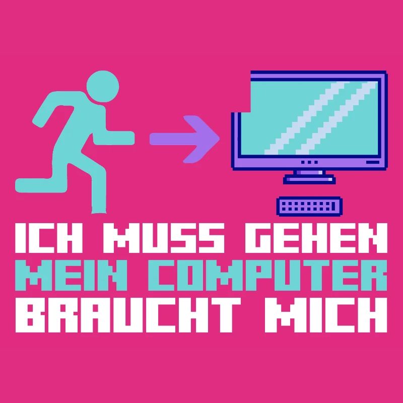Computer Zocker Programmierer Administrator Gamer
