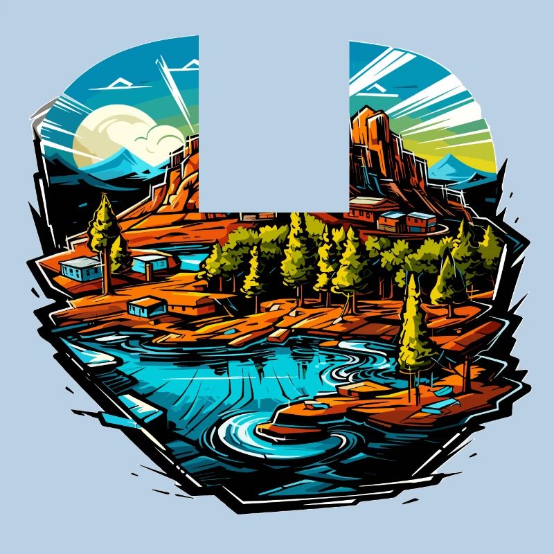 Paysage - Illustration