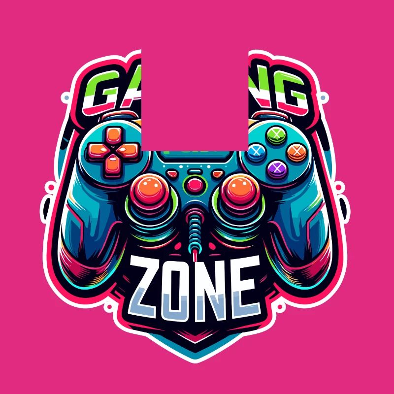 Gaming Zone - Controller Illustration