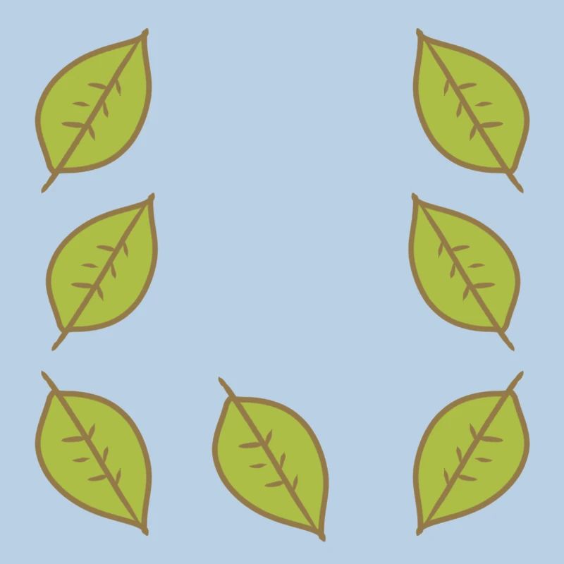 Frame Leaf Leaves Green Shape Nature