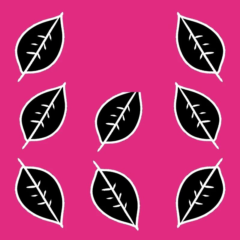 Pattern Leaf Leaves Frame Shape Nature