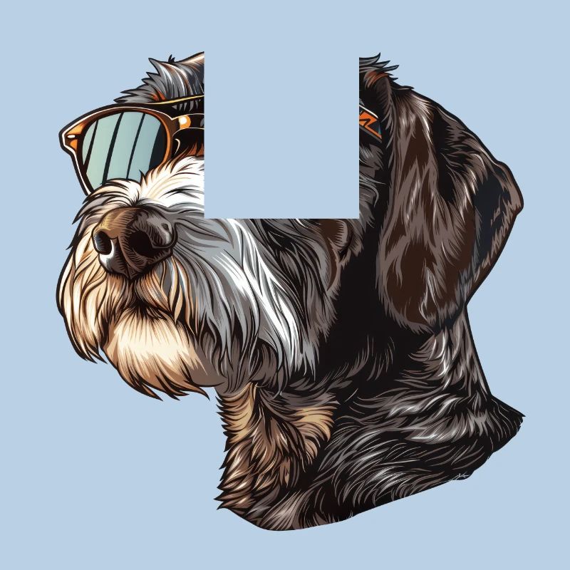 Deutsch Drahthaar, German Wirehaired Pointer, Hund