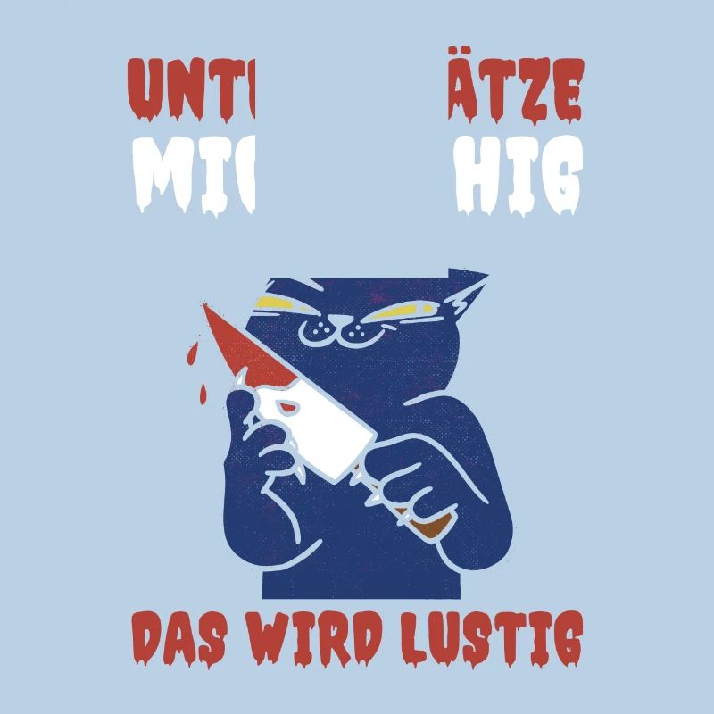 Katze Unterschätze Mich Ruhig Das Wird Lustig