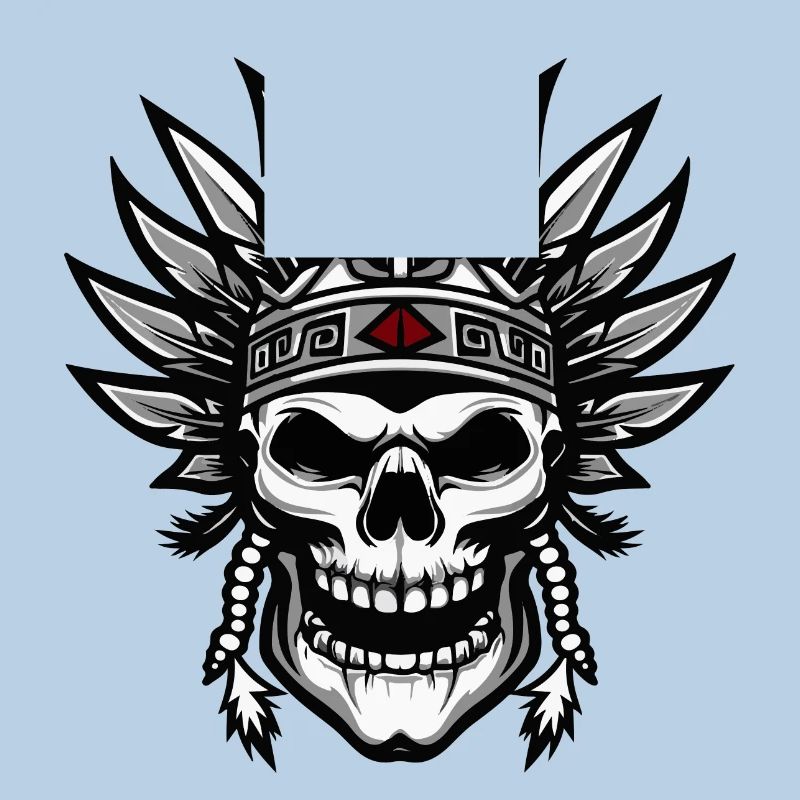 Chef Apache Skull Indien