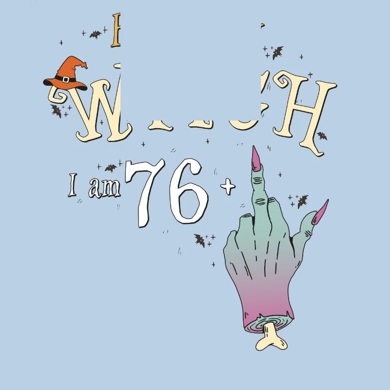 77. Geburtstag Hexe Lustige HallowQueen Trick oder