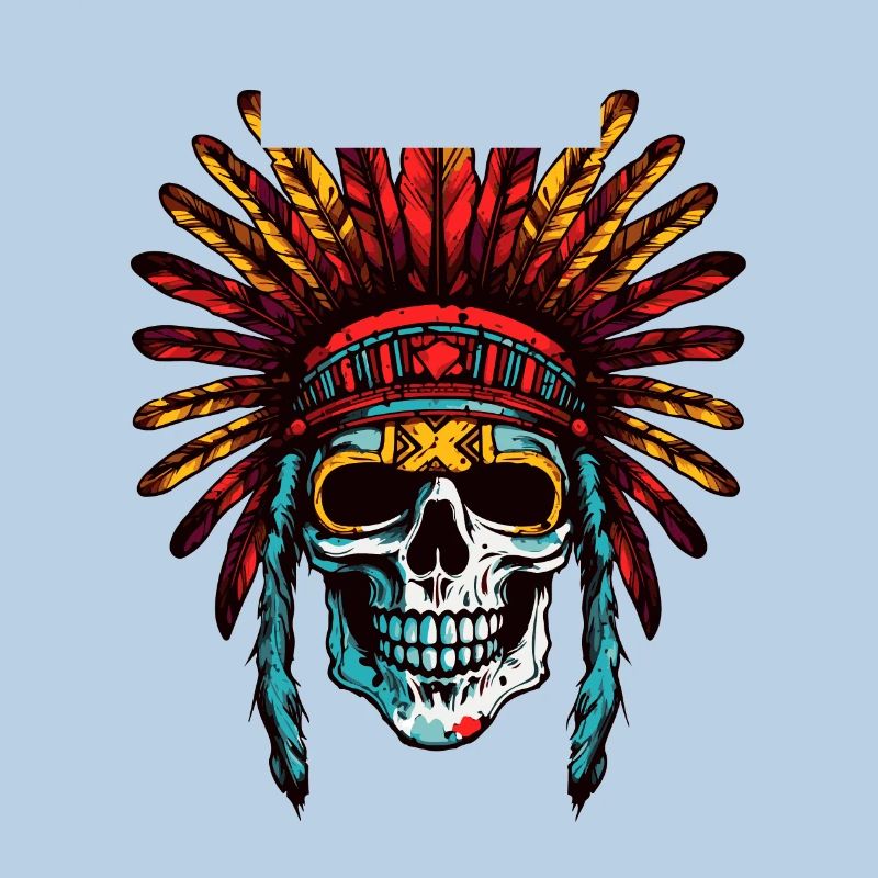 Crâne Apache Indien