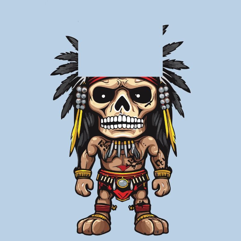 Apache Indianer Skelett