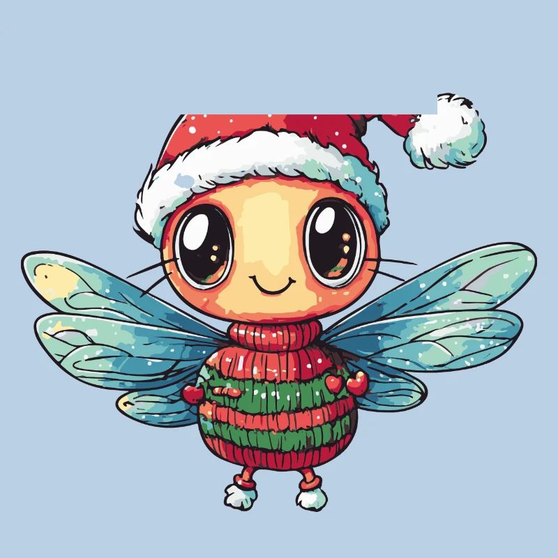 Bande dessinée de Noël Libellule