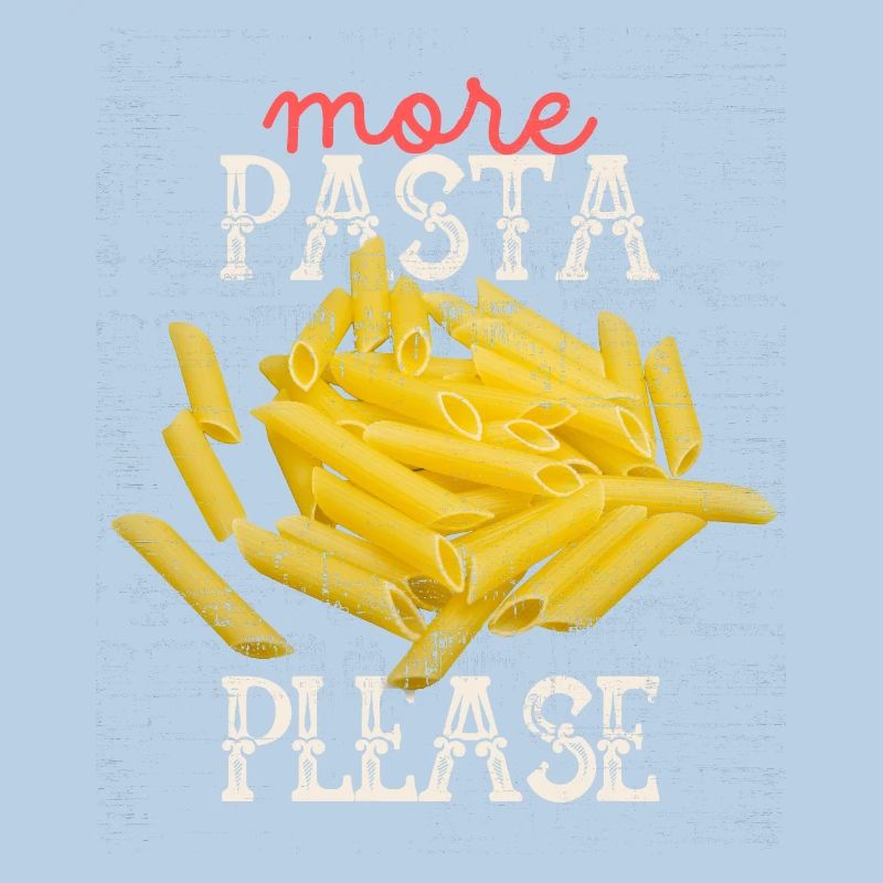 Pasta, Macaroni-Spaghetti lustiger Spruch