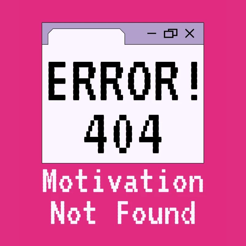 404-html error, Saying No Motivation